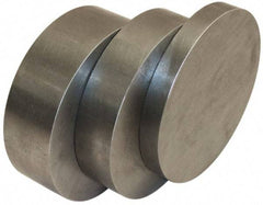 Value Collection - 5-1/2" Diam x 1/2" Long, 12L14 Steel Round Rod - Cold Finish, Mill, Steel - All Tool & Supply