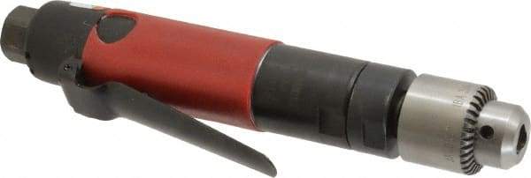 Ingersoll-Rand - 1/4" Keyed Chuck - Inline Handle, 3,300 RPM, 15 CFM, 0.25 hp, 90 psi - All Tool & Supply