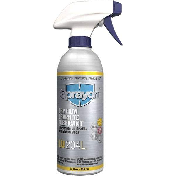 Sprayon - 14 oz Trigger Spray Can Dry Film Lubricant - Black, -40°F to 850°F - All Tool & Supply