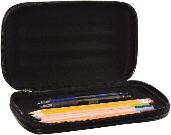 Innovative Storage Designs - 1 Compartment, 2 Inch Wide x 8-3/4 Inch Deep x 5-1/4 Inch High, Pencil Holder - Fabric, Black - All Tool & Supply