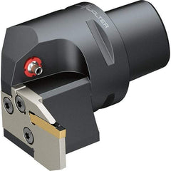 Walter - 0.827" Max Depth of Cut, Indexable Grooving Cutoff Toolholder - 24 Seat Size, Series NCLE-GX24-CAPTO - All Tool & Supply