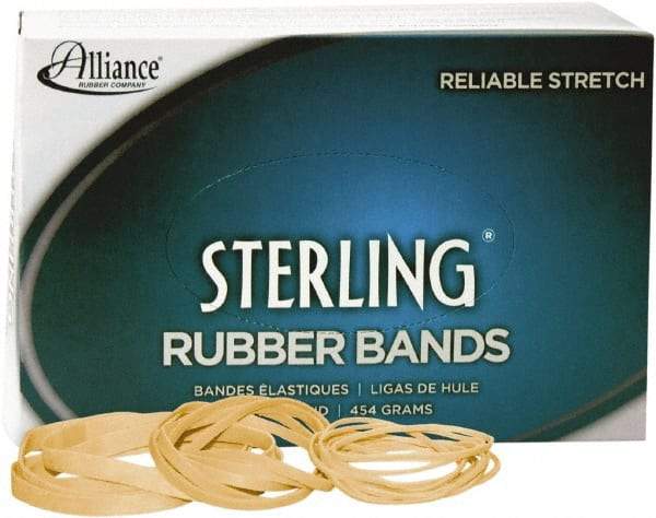 Alliance - 3-1/2" Circumference, 1/4" Wide, Light-Duty Band Rubber Band Strapping - 425 Pieces - All Tool & Supply