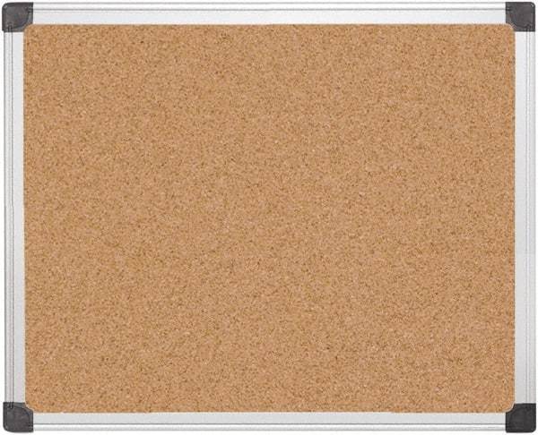 MasterVision - 24" Wide x 36" High Open Cork Bulletin Board - Natural (Color) - All Tool & Supply