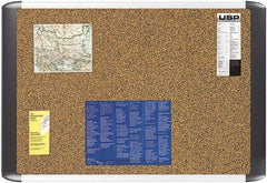 MasterVision - 36" Wide x 24" High Open Cork Bulletin Board - Tan - All Tool & Supply