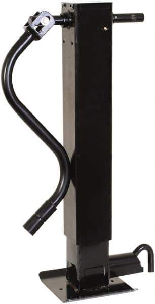 Buyers Products - Square Sidewind Trailer Jack - 12,000 Lb Load Capacity, 31 to 57" Service Height - All Tool & Supply