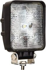 Buyers Products - 12 to 24 Volt, Clear Flood Beam Light - 1.2 Amps, 1,050 Lumens, 5 LED Lamp - All Tool & Supply