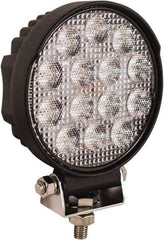 Buyers Products - 12 to 24 Volt, Clear Flood Beam Light - 3.0 Amps, 2,525 Lumens, 14 LED Lamp - All Tool & Supply