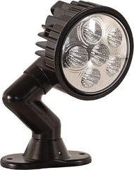 Buyers Products - 12 to 24 Volt, Clear LED Spotlight - 1.5 Amps, 1,350 Lumens, 6 LED Lamp - All Tool & Supply