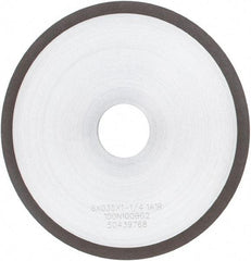 Tru-Maxx - 6" 100 Grit Diamond Cutoff Wheel - 0.035" Thick, 1-1/4" Arbor, Use with Angle Grinders - All Tool & Supply