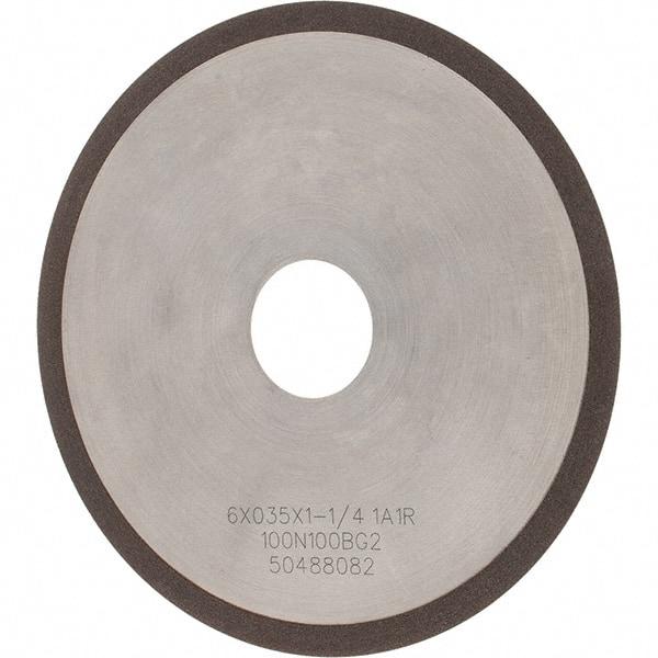 Tru-Maxx - 6" 100 Grit Diamond Cutoff Wheel - 0.035" Thick, 1-1/4" Arbor, Use with Angle Grinders - All Tool & Supply