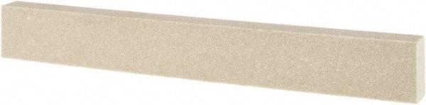 Tru-Maxx - 120 Grit Aluminum Oxide Rectangular Polishing Stone - Fine Grade, 1" Wide x 8" Long x 1/2" Thick - All Tool & Supply