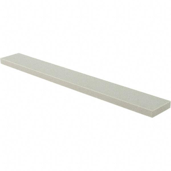 Tru-Maxx - 120 Grit Aluminum Oxide Rectangular Polishing Stone - Fine Grade, 1" Wide x 8" Long x 1/4" Thick - All Tool & Supply