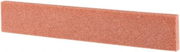 Tru-Maxx - 100 Grit Aluminum Oxide Rectangular Roughing Stone - Fine Grade, 1" Wide x 6" Long x 1/4" Thick - All Tool & Supply