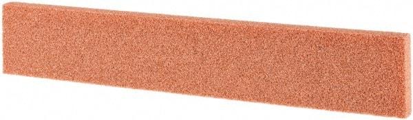 Tru-Maxx - 80 Grit Aluminum Oxide Rectangular Roughing Stone - Medium Grade, 1" Wide x 6" Long x 1/4" Thick - All Tool & Supply