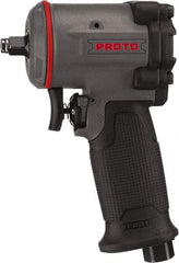 Proto - 3/8" Drive, 6,000 RPM, 445 Ft/Lb Torque Impact Wrench - Pistol Grip Handle, 1,260 IPM, 3 CFM, 90 psi, 1/4" NPT Inlet - All Tool & Supply