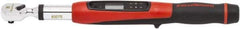 GearWrench - 3/8" Drive Electronic Torque Wrench - 10 N/m to 135 N/m Torque, 15-3/4" OAL - All Tool & Supply