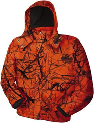 DeWALT - Size M Heated & Cold Weather Jacket - Camo Blaze, Polyester, Zipper Closure, 46" Chest - All Tool & Supply