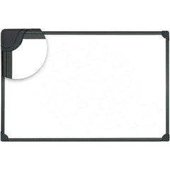 Universal One - 24" High x 36" Wide Magnetic Dry Erase Board - Lacquered Steel, Includes Accessory Tray/Rail & Mounting Kit - All Tool & Supply