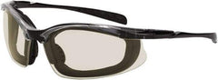 CrossFire - +1.5, Clear Lenses, Scratch Resistant, Framed Magnifying Safety Glasses - UV Protection, Black Frame - All Tool & Supply