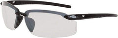 CrossFire - Indoor/Outdoor Lenses, Framed Safety Glasses - Scratch Resistant, Black Frame, Size Universal, Wrap Around - All Tool & Supply