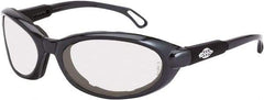 CrossFire - Indoor/Outdoor Lenses, Framed Safety Glasses - Anti-Fog, Gray Frame, Size Universal, Wrap Around - All Tool & Supply