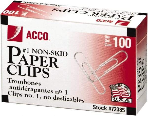 ACCO - 1-3/8" Wide Paper Fastener - Silver - All Tool & Supply