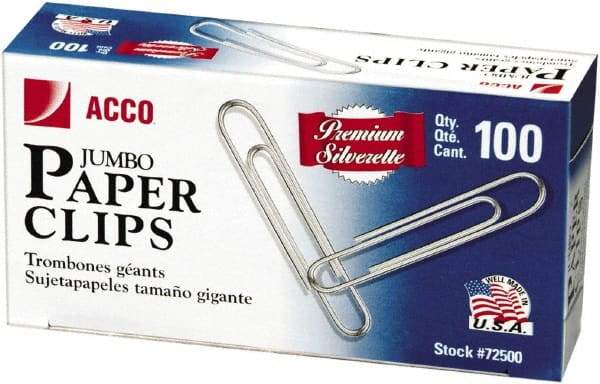 ACCO - 1-3/4" Wide Paper Fastener - Silver - All Tool & Supply