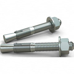 Husky - 4-3/4" Wide x 4-3/4" High x 1/2" Deep Open Shelving Anchor Fasteners - All Tool & Supply