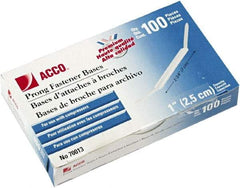 ACCO - 100 Piece Paper File Fasteners - 5-1/2" Long - All Tool & Supply