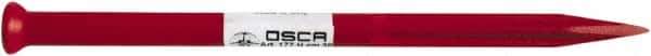 Osca - 12" OAL x 13/32" Blade Width Brick Chisel - Chrome Vanadium Steel Handle - All Tool & Supply