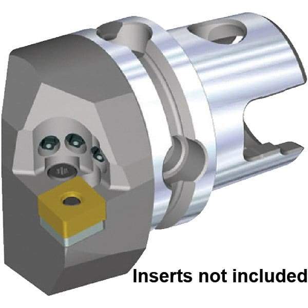 Kennametal - Right Hand Cut, Size KM63TS, CN..543 & CN.. 160612 Insert Compatiblity, Internal Modular Turning & Profiling Cutting Unit Head - 43mm Ctr to Cutting Edge, 60mm Head Length, Through Coolant, Series KM63 - All Tool & Supply