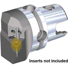 Kennametal - Left Hand Cut, Size KM63TS, DN.. 150608 & DN.. 442 Insert Compatiblity, Internal Modular Turning & Profiling Cutting Unit Head - 43mm Ctr to Cutting Edge, 60mm Head Length, Through Coolant, Series KM63 - All Tool & Supply