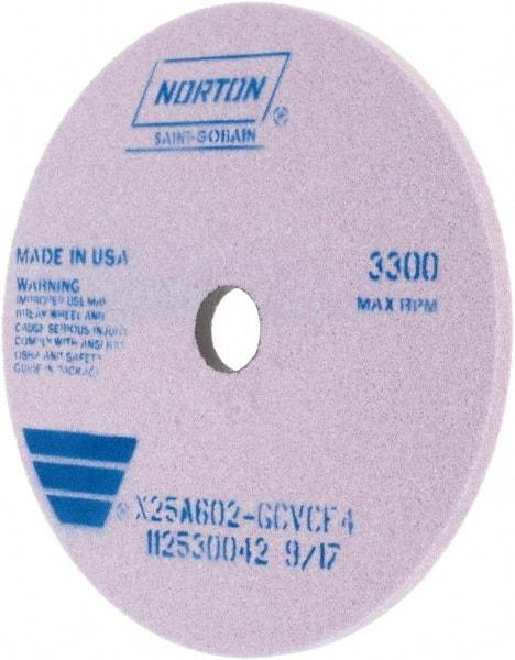 Norton - 250mm x 32mm Hole x 10mm Thick, G Hardness, 60 Grit Surface Grinding Wheel - Aluminum Oxide, Type 1 - All Tool & Supply