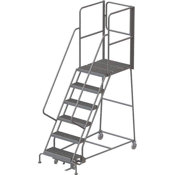 TRI-ARC - Rolling & Wall Mounted Ladders & Platforms Type: Rolling Warehouse Ladder Style: Rolling Platform Ladder - All Tool & Supply