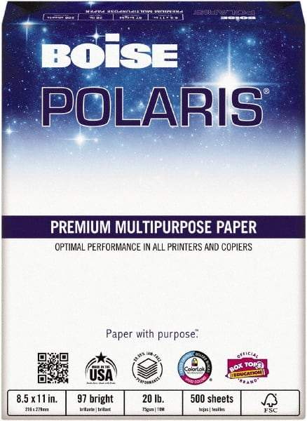 Boise - 2,500 Sheets White Photo Paper - Use with Laser Printers, Inkjet Printers, Copiers - All Tool & Supply