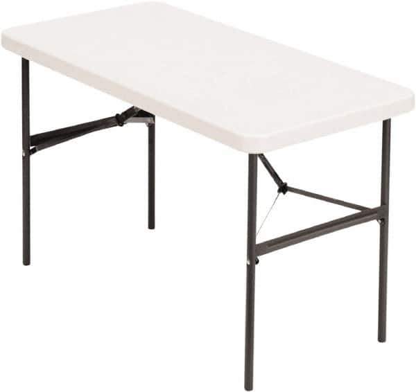 ALERA - 24" Long x 48" Wide x 29" High, Folding Table - Platinum - All Tool & Supply