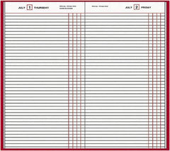 AT-A-GLANCE - 210 Sheet, 7-11/16 x 12-1/8", Composition Book - Red - All Tool & Supply