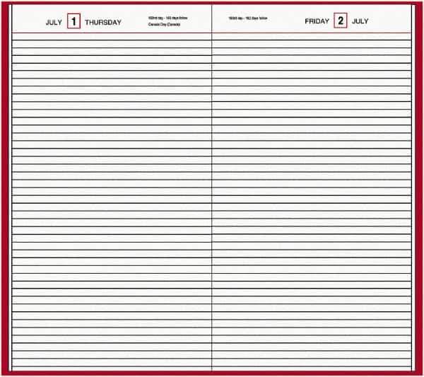 AT-A-GLANCE - 200 Sheet, 7-11/16 x 12-1/8", Composition Book - Red - All Tool & Supply