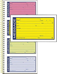 AT-A-GLANCE - 200 Sheet, 5-1/4 x 11", Call Book - Lime - All Tool & Supply