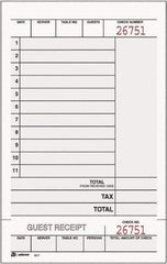 Adams Business Forms - 250 Sheet, 7-1/4 x 4-1/4", Guest Book - White - All Tool & Supply