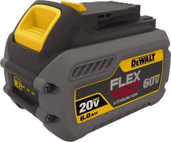 DeWALT - 60 Volt Lithium-Ion Power Tool Battery - 6 Ahr Capacity, 2 hr Charge Time, Series 20/60 FLEXVOLT - All Tool & Supply