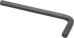 Paramount - 6mm Hex, Short Arm, Hex Key - 3-1/2" OAL, Metric System of Measurement - All Tool & Supply