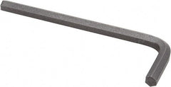 Paramount - 5/32" Hex, Short Arm, Hex Key - 2-1/2" OAL, Inch System of Measurement - All Tool & Supply