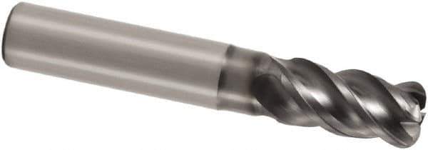 Seco - 20mm, 4 Flute, Single End, Solid Carbide, 3.1mm Corner Radius End Mill - 115mm OAL, 42° Helix, Right Hand Flute, 40mm LOC, Right Hand Cut, 55mm Extended Reach - All Tool & Supply