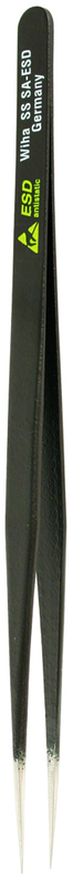 130mm ESD Safe Tweezer SS SA Long Narrow - All Tool & Supply