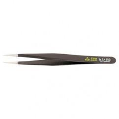 3C SA FINE ROUNDED SHORTER TWEEZERS - All Tool & Supply