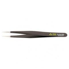 3C SA FINE ROUNDED SHORTER TWEEZERS - All Tool & Supply