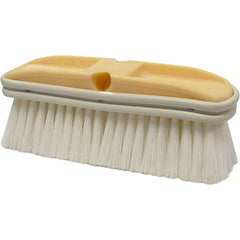 9 1/2″ × 2 3/4″ - Flagged White Polystyrene Truck Wash Industrial Hand Brush - All Tool & Supply