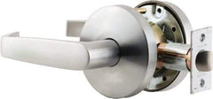 Falcon - Entrance Lever Lockset for 1-3/8 to 1-7/8" Thick Doors - 2-3/4" Back Set, SFIC Cylinder, Stainless Steel, Satin Chrome Finish - All Tool & Supply