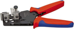 Knipex - 15 to 10 AWG Capacity Precision Wire Stripper - 7-1/2" OAL, Plastic Cushion Handle - All Tool & Supply